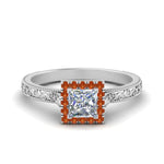 Load image into Gallery viewer, hand-engraved-princess-cut-halo-diamond-engagement-ring-with-orange-sapphire-in-white-gold-FD8588PRRGSAOR-NL-WG_6be39bc6-9615-4c16-ac5d-adad4e8061db?v=1757589545
