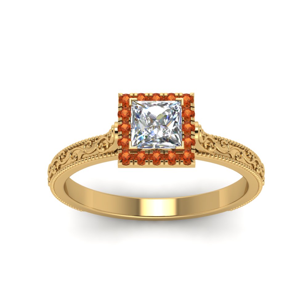 hand-engraved-princess-cut-halo-diamond-engagement-ring-with-orange-sapphire-in-yellow-gold-FD8588PRRGSAORANGLE5-NL-YG_14256a8a-201e-4703-97eb-a995331be9d2?v=1757589506
