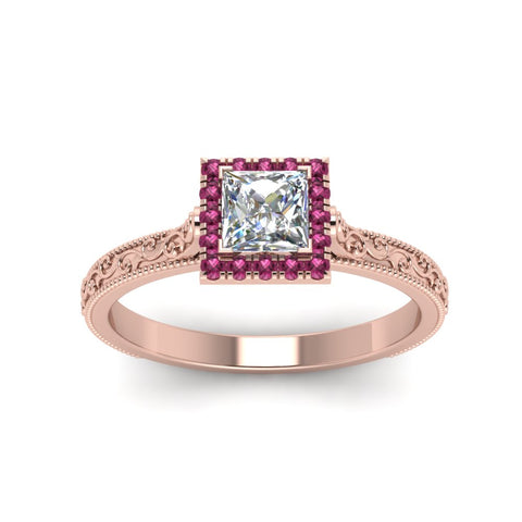 hand-engraved-princess-cut-halo-diamond-engagement-ring-with-pink-sapphire-in-rose-gold-FD8588PRRGSADRPIANGLE5-NL-RG_311521ce-51ef-47e2-b3ed-83152c396b4a?v=1757589544