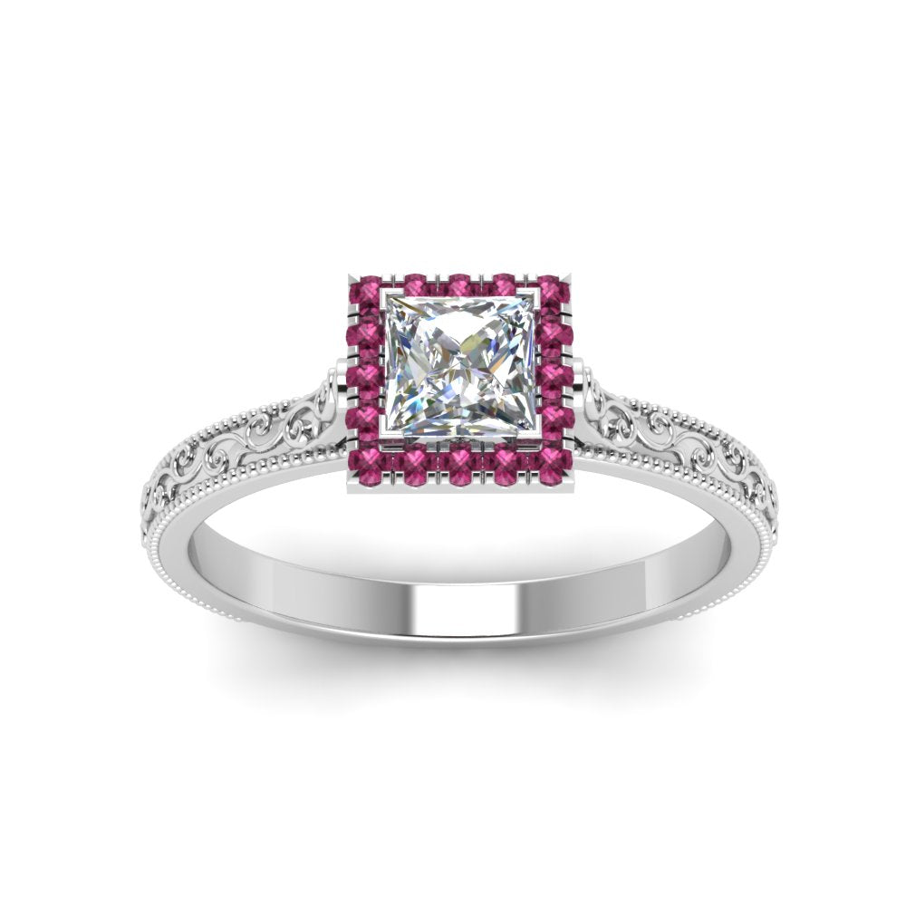 hand-engraved-princess-cut-halo-diamond-engagement-ring-with-pink-sapphire-in-white-gold-FD8588PRRGSADRPIANGLE5-NL-WG_20308144-6cfc-4b33-801b-9ac7b060364e?v=1757589544