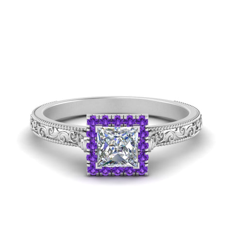 hand-engraved-princess-cut-halo-diamond-engagement-ring-with-purple-topaz-in-white-gold-FD8588PRRGVITO-NL-WG_be2b2d7b-aff0-4b4d-8f08-3bfccb54984a?v=1757589545