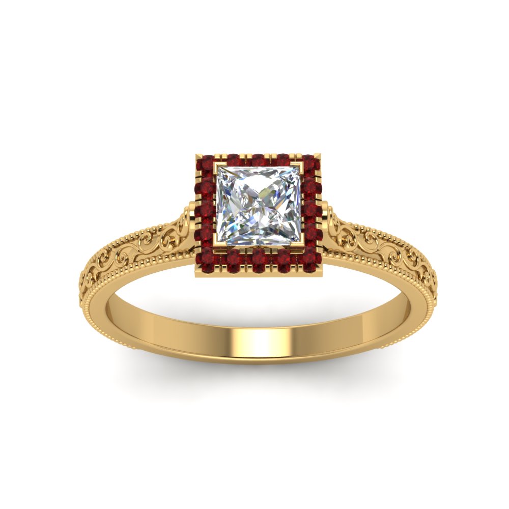 hand-engraved-princess-cut-halo-diamond-engagement-ring-with-ruby-in-yellow-gold-FD8588PRRGRUDRANGLE5-NL-YG_fa266caa-c0ba-4d1a-99bc-6d318e1debfc?v=1757589506