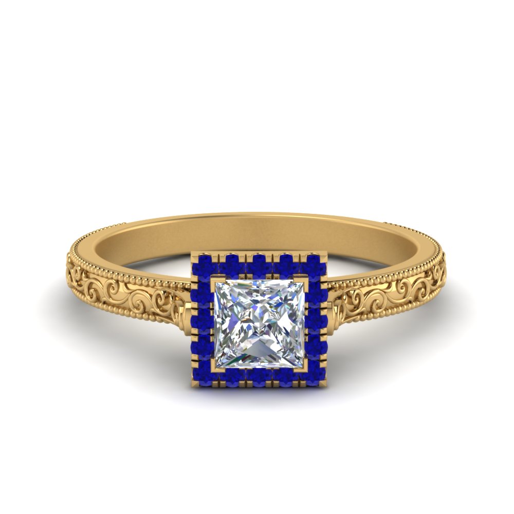 hand-engraved-princess-cut-halo-diamond-engagement-ring-with-sapphire-in-yellow-gold-FD8588PRRGSABL-NL-YG_413f28ce-2d19-48f6-afd4-1b083bfb2e58?v=1757589544