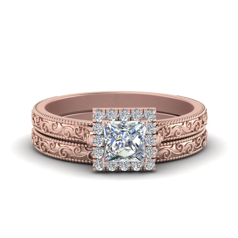 hand-engraved-princess-cut-halo-diamond-wedding-ring-set-in-rose-gold-FD8588PR-NL-RG?v=1757665256