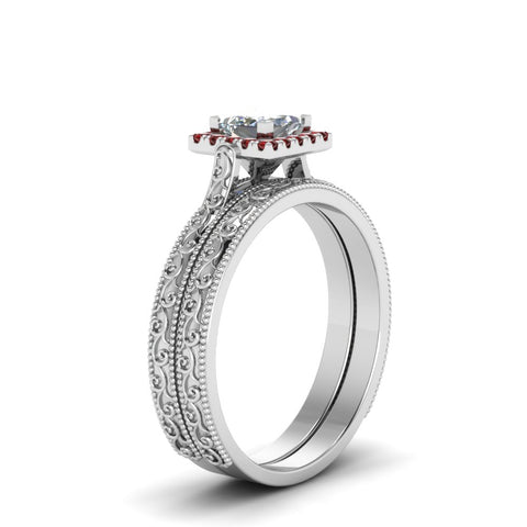 hand-engraved-princess-cut-halo-diamond-wedding-ring-set-with-ruby-in-white-gold-FD8588PRGRUDRANGLE2-NL-WG?v=1757665257