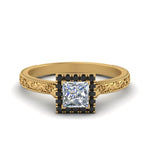 Load image into Gallery viewer, hand-engraved-princess-cut-halo-engagement-ring-with-black-diamond-in-yellow-gold-FD8588PRRGBLACK-NL-YG_207cbaa2-b383-4c4a-95ba-ca9cca722b31?v=1757589506
