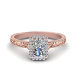 Load image into Gallery viewer, hand-engraved-radiant-cut-halo-diamond-engagement-ring-in-rose-gold-FD8588RAR-NL-RG?v=1757588448
