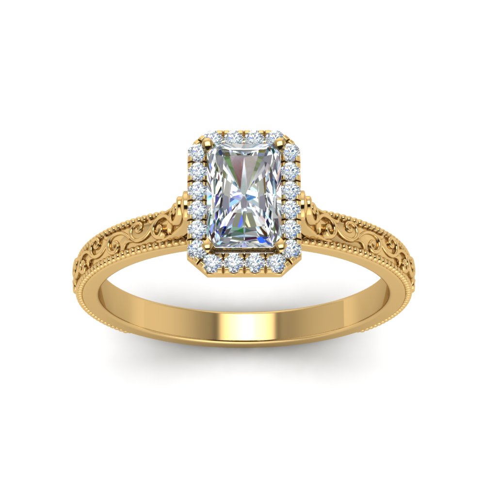 hand-engraved-radiant-cut-halo-diamond-engagement-ring-in-yellow-gold-FD8588RARANGLE5-NL-YG?v=1757588446