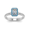 Load image into Gallery viewer, hand-engraved-radiant-cut-halo-diamond-engagement-ring-with-blue-topaz-in-white-gold-FD8588RARGICBLTOANGLE5-NL-WG_858620db-a79d-46bf-85ab-626250eb128f?v=1757588568