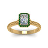 Load image into Gallery viewer, hand-engraved-radiant-cut-halo-diamond-engagement-ring-with-emerald-in-yellow-gold-FD8588RARGEMGRANGLE5-NL-YG_5645babc-ecf3-4c0f-896f-c81b4d689e7d?v=1757588566