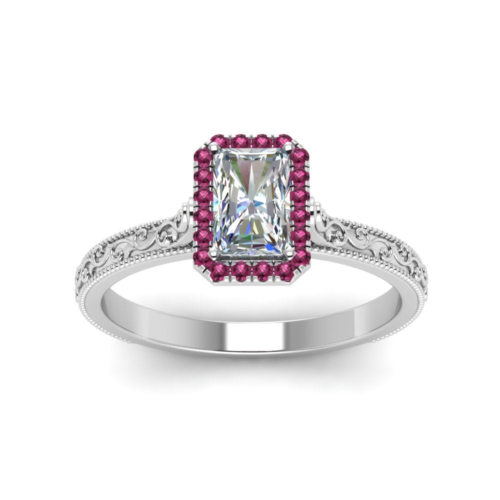 hand-engraved-radiant-cut-halo-diamond-engagement-ring-with-pink-sapphire-in-white-gold-FD8588RARGSADRPIANGLE5-NL-WG?v=1757588443