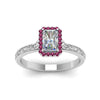 Load image into Gallery viewer, hand-engraved-radiant-cut-halo-diamond-engagement-ring-with-pink-sapphire-in-white-gold-FD8588RARGSADRPIANGLE5-NL-WG_9f723ffb-a8ec-48a6-b4f1-232712bf1652?v=1757588569