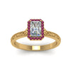 Load image into Gallery viewer, hand-engraved-radiant-cut-halo-diamond-engagement-ring-with-pink-sapphire-in-yellow-gold-FD8588RARGSADRPIANGLE5-NL-YG_de7347a8-6c20-4efe-88ed-c5959dee80bc?v=1757588566