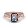 Load image into Gallery viewer, hand-engraved-radiant-cut-halo-diamond-engagement-ring-with-ruby-in-rose-gold-FD8588RARGRUDR-NL-RG_b55e6ac8-2c41-4cf0-b7b5-13c9d72bcc22?v=1757588566