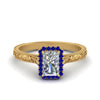 Load image into Gallery viewer, hand-engraved-radiant-cut-halo-diamond-engagement-ring-with-sapphire-in-yellow-gold-FD8588RARGSABL-NL-YG_f98c44f6-d193-4340-9cb1-bbc9ae68e452?v=1757588566
