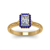 Load image into Gallery viewer, hand-engraved-radiant-cut-halo-diamond-engagement-ring-with-sapphire-in-yellow-gold-FD8588RARGSABLANGLE5-NL-YG_ae4debb2-14f6-4fb8-b47d-4cf1c8c8d7ed?v=1757588566