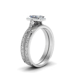 Load image into Gallery viewer, hand-engraved-radiant-cut-halo-diamond-wedding-ring-set-in-white-gold-FD8588RAANGLE2-NL-WG_ef25756d-07ef-4b46-9342-ae1251903a8f?v=1757665393
