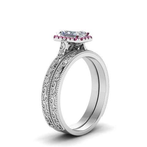 hand-engraved-radiant-cut-halo-diamond-wedding-ring-set-with-pink-sapphire-in-white-gold-FD8588RAGSADRPIANGLE2-NL-WG_86749f55-bd52-4282-8afb-4d1897de065a?v=1757665393