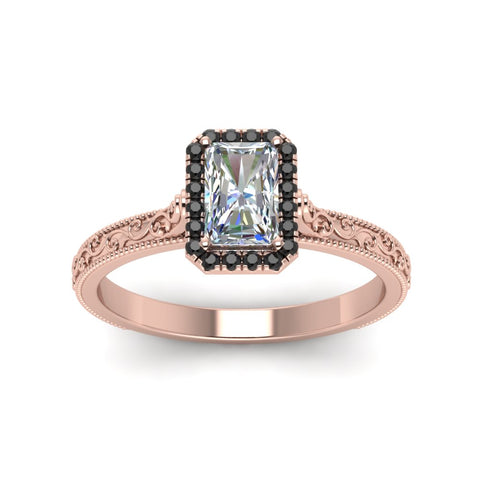 hand-engraved-radiant-cut-halo-engagement-ring-with-black-diamond-in-rose-gold-FD8588RARGBLACKANGLE5-NL-RG?v=1757588449