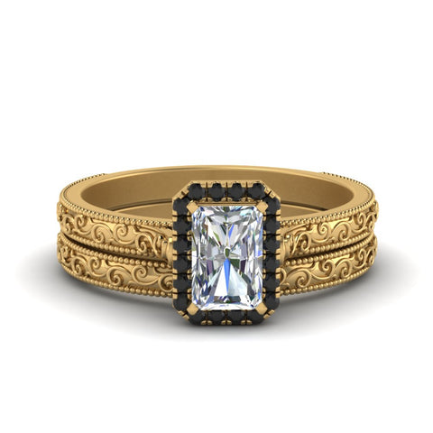 hand-engraved-radiant-cut-halo-wedding-ring-set-with-black-diamond-in-yellow-gold-FD8588RAGBLACK-NL-YG_8a00e020-1a6c-415b-84e9-cf1adc86c9d0?v=1757665393