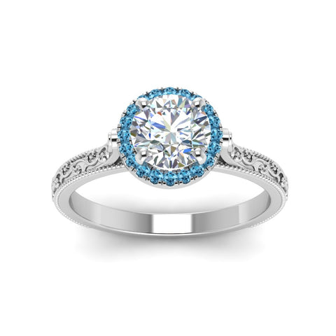 hand-engraved-round-cut-halo-diamond-engagement-ring-with-blue-topaz-in-white-gold-FD8588RORGICBLTOANGLE5-NL-WG?v=1757588456