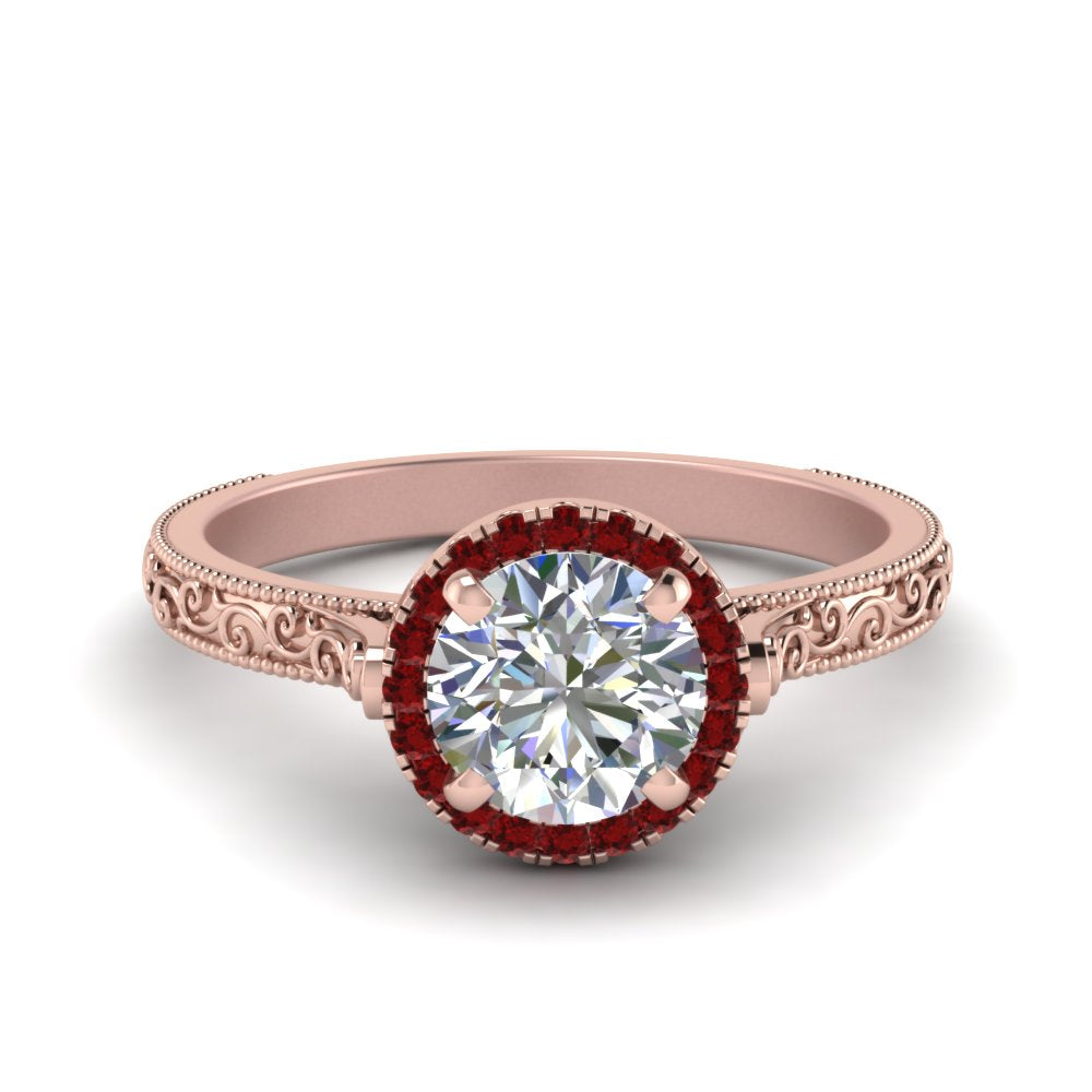 hand-engraved-round-cut-halo-diamond-engagement-ring-with-ruby-in-rose-gold-FD8588RORGRUDR-NL-RG?v=1757588455