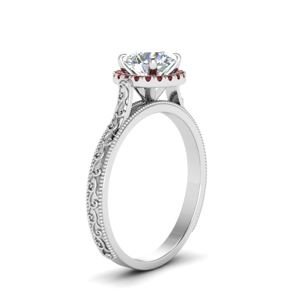 hand-engraved-round-cut-halo-diamond-engagement-ring-with-ruby-in-white-gold-FD8588RORGRUDRANGLE2-NL-WG?v=1757588453