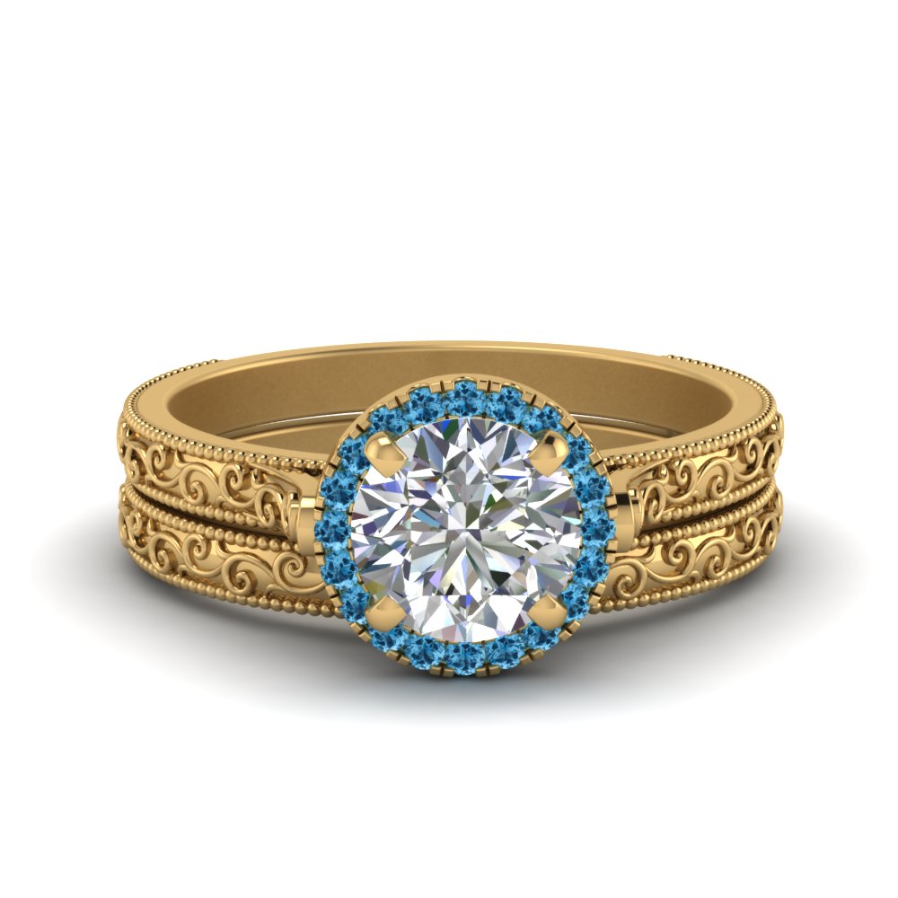 hand-engraved-round-cut-halo-diamond-wedding-ring-set-with-blue-topaz-in-yellow-gold-FD8588ROGICBLTO-NL-YG_7cf2d0ea-585a-4c6f-b546-a13c805171d2?v=1757665404