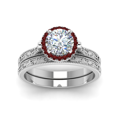 hand-engraved-round-cut-halo-diamond-wedding-ring-set-with-ruby-in-white-gold-FD8588ROGRUDRANGLE5-NL-WG_dbd92ce5-1777-4fd1-ad16-a39b8450f786?v=1757665404