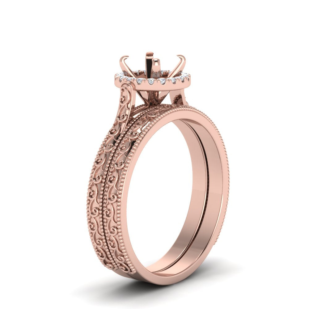 hand-engraved-semi-mount-halo-diamond-wedding-ring-set-in-rose-gold-FD8588ROSMANGLE2-NL-RG?v=1757666482