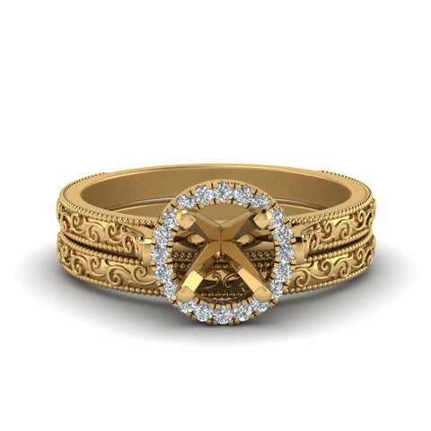 hand-engraved-semi-mount-halo-diamond-wedding-ring-set-in-yellow-gold-FD8588ROSM-NL-YG?v=1757666482