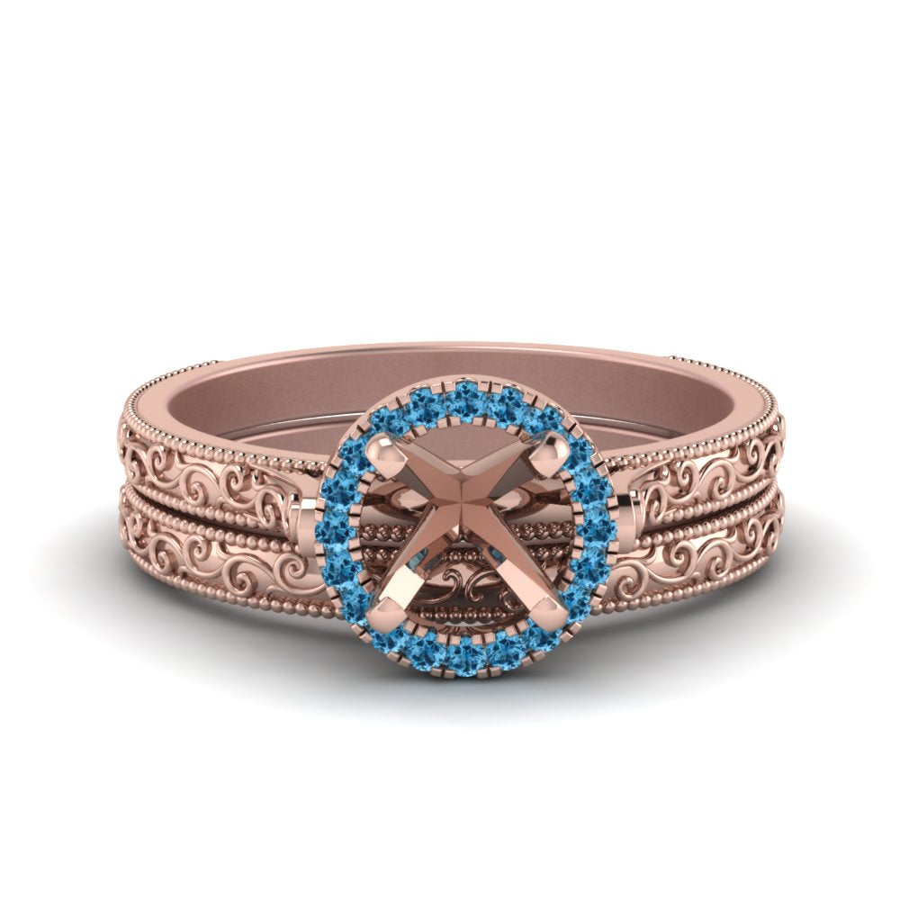 hand-engraved-semi-mount-halo-diamond-wedding-ring-set-with-blue-topaz-in-rose-gold-FD8588ROSMGICBLTO-NL-RG?v=1757666482