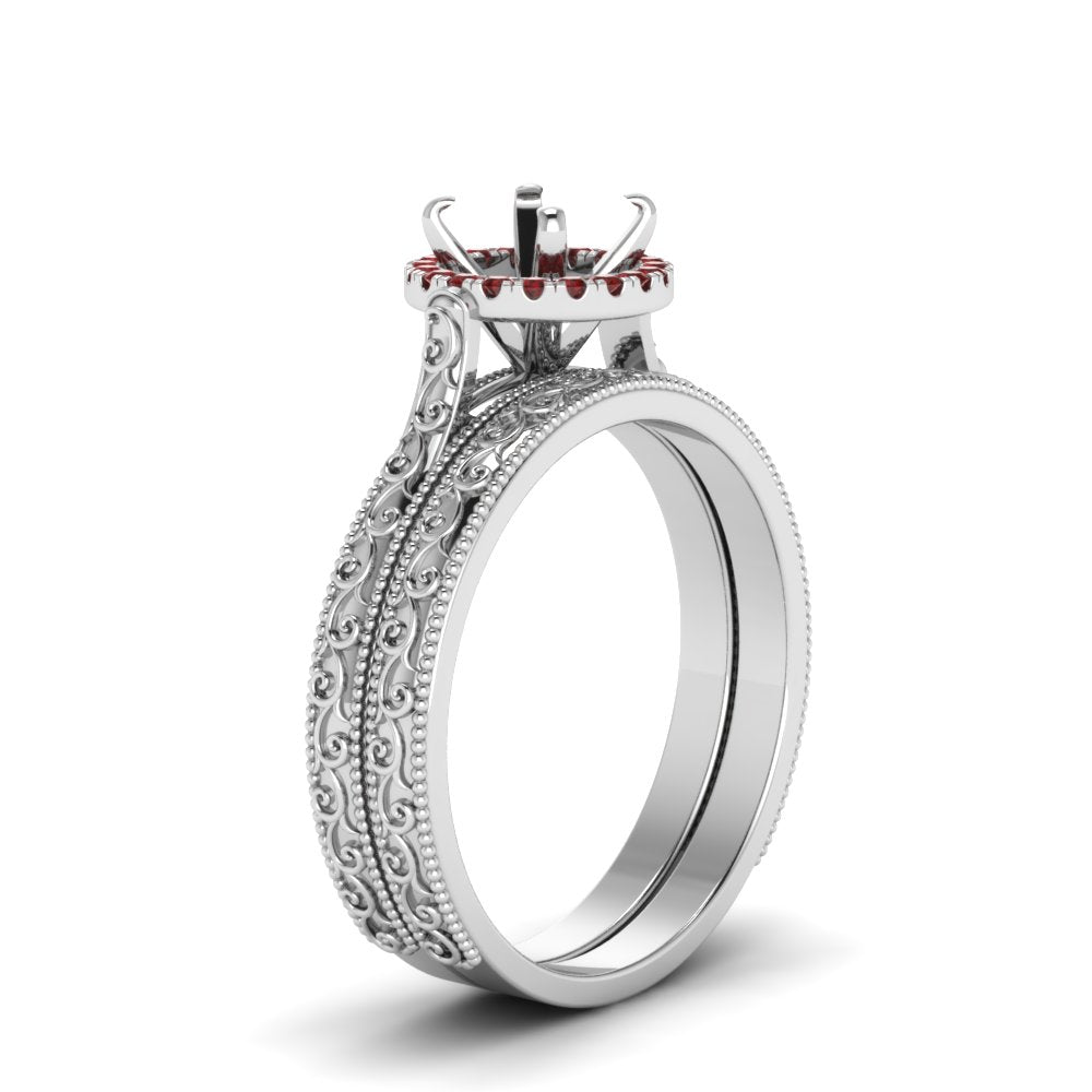 hand-engraved-semi-mount-halo-diamond-wedding-ring-set-with-ruby-in-white-gold-FD8588ROSMGRUDRANGLE2-NL-WG?v=1757666482