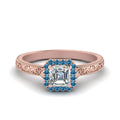 Thumbnail 78 - hand-engraved-vintage-asscher-diamond-engagement-ring-with-blue-topaz-halo-in-rose-gold-FD8588ASRGICBLTO-NL-RG?v=1757678067