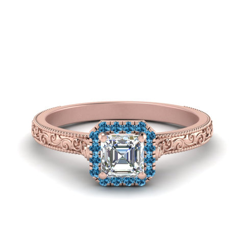 hand-engraved-vintage-asscher-diamond-engagement-ring-with-blue-topaz-halo-in-rose-gold-FD8588ASRGICBLTO-NL-RG?v=1757678067