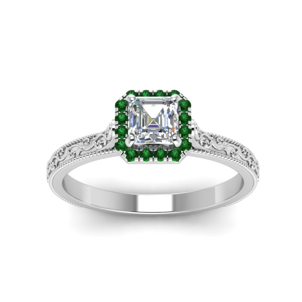 hand-engraved-vintage-asscher-diamond-engagement-ring-with-emerald-halo-in-white-gold-FD8588ASRGEMGRANGLE5-NL-WG_23dafab3-7b48-4628-adf8-64fb6f063d69?v=1757589528