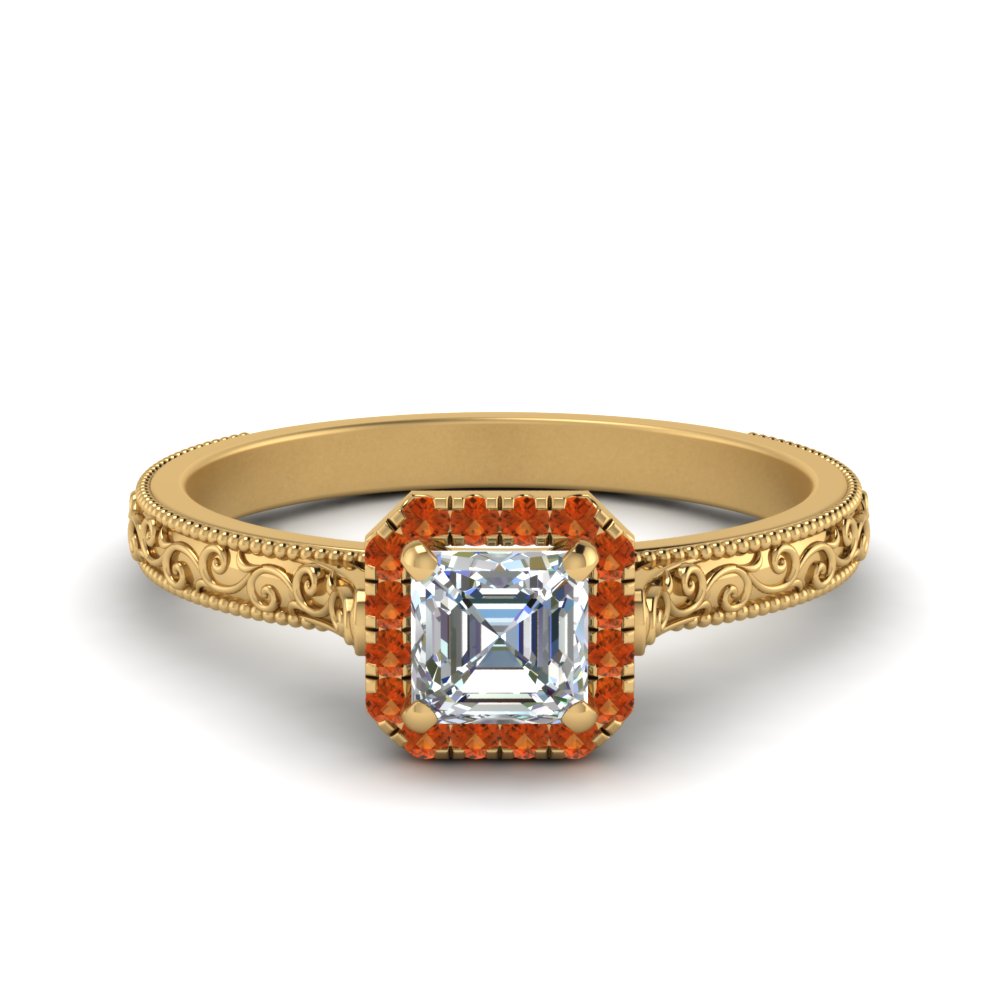 hand-engraved-vintage-asscher-diamond-engagement-ring-with-orange-sapphire-halo-in-yellow-gold-FD8588ASRGSAOR-NL-YG_d4ee1e57-ebf4-4573-83d6-9edf0a841b7a?v=1757589528