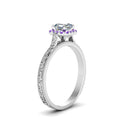 Thumbnail 86 - hand-engraved-vintage-asscher-diamond-engagement-ring-with-purple-topaz-halo-in-white-gold-FD8588ASRGVITOANGLE2-NL-WG?v=1757678067
