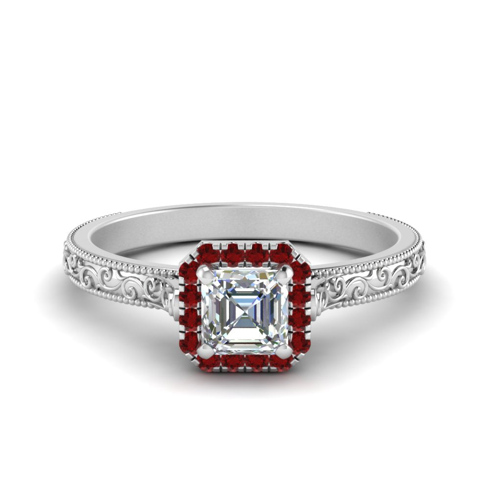 hand-engraved-vintage-asscher-diamond-engagement-ring-with-ruby-halo-in-white-gold-FD8588ASRGRUDR-NL-WG?v=1757678067