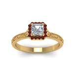 Load image into Gallery viewer, hand-engraved-vintage-asscher-diamond-engagement-ring-with-ruby-halo-in-yellow-gold-FD8588ASRGRUDRANGLE5-NL-YG_6e5158bb-6cf1-481f-abf1-3c8c89c51d6a?v=1757589528
