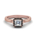 Thumbnail 68 - hand-engraved-vintage-asscher-engagement-ring-with-black-diamond-halo-in-rose-gold-FD8588ASRGBLACK-NL-RG?v=1757678067
