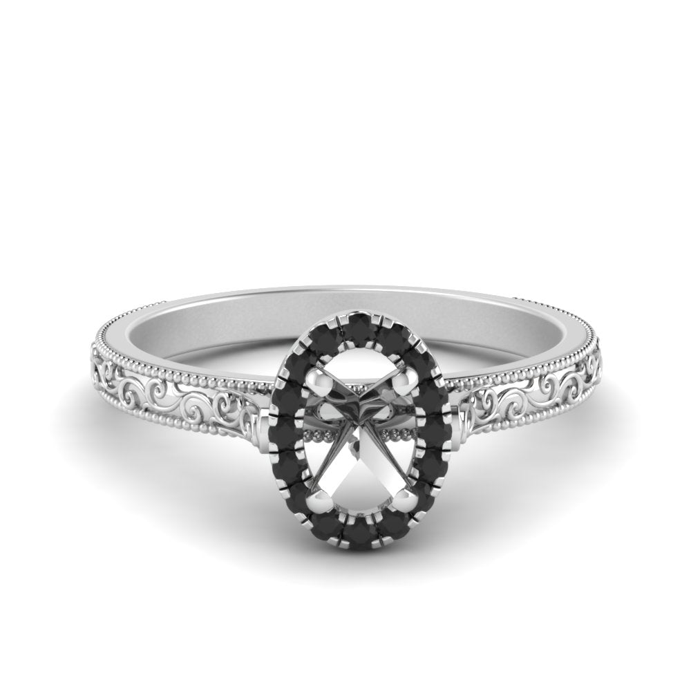 hand-engraved-vintage-semi-mount-engagement-ring-with-black-diamond-halo-in-white-gold-FD8588SMRGBLACK-NL-WG?v=1757589034