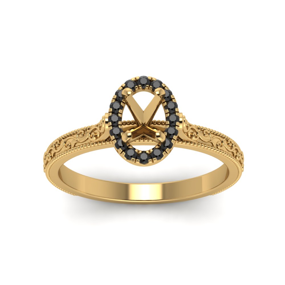 hand-engraved-vintage-semi-mount-engagement-ring-with-black-diamond-halo-in-yellow-gold-FD8588SMRGBLACKANGLE5-NL-YG?v=1757589034