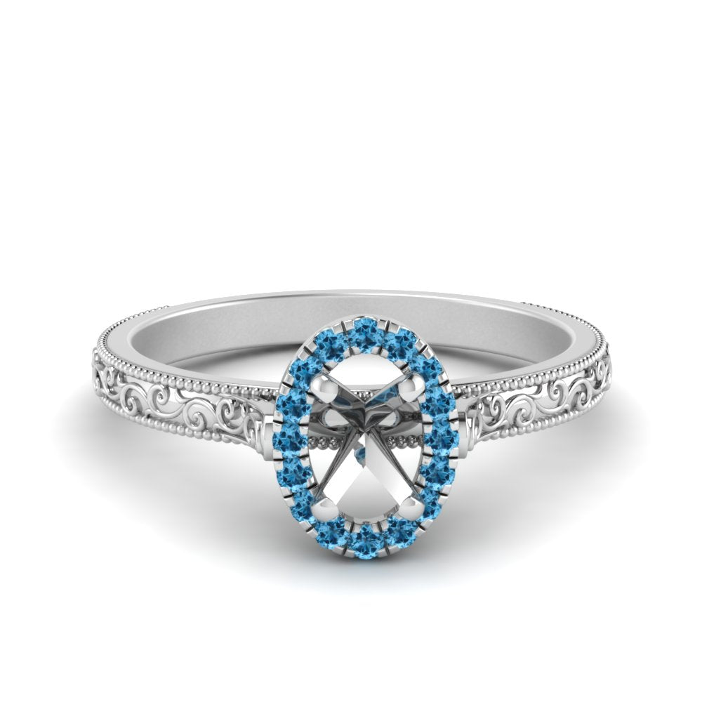 hand-engraved-vintage-semi-mount-engagement-ring-with-blue-topaz-halo-in-white-gold-FD8588SMRGICBLTO-NL-WG?v=1757589033