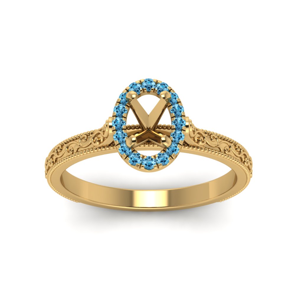 hand-engraved-vintage-semi-mount-engagement-ring-with-blue-topaz-halo-in-yellow-gold-FD8588SMRGICBLTOANGLE5-NL-YG?v=1757589034