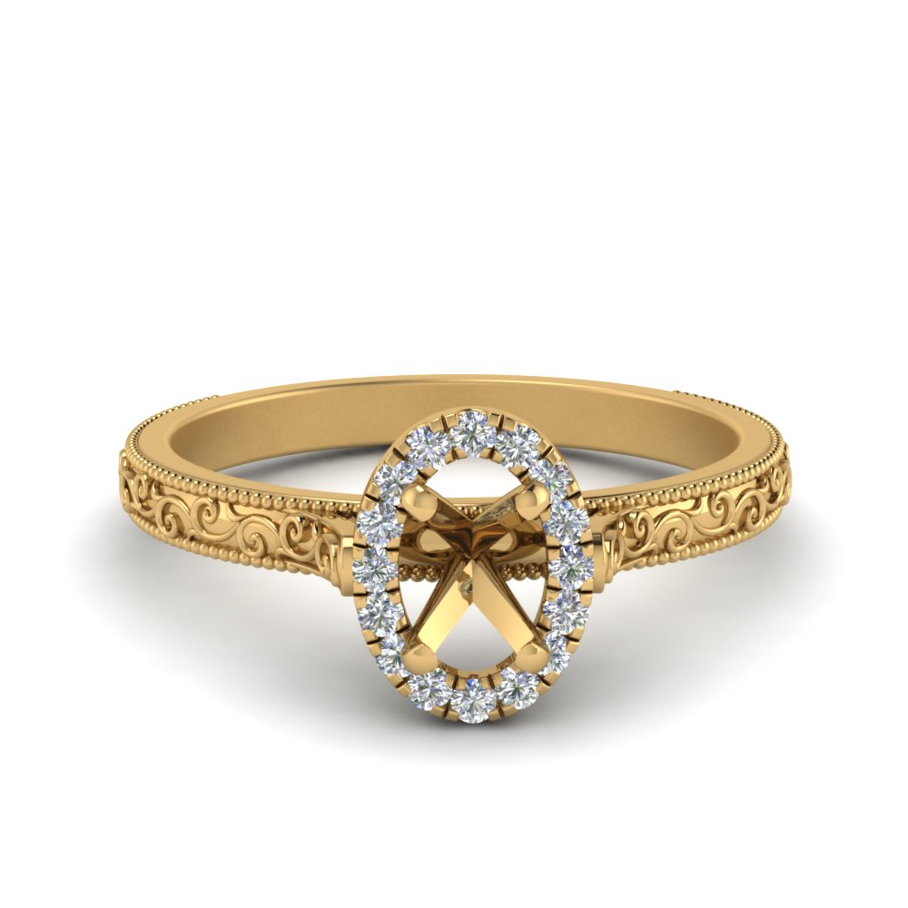 hand-engraved-vintage-semi-mount-engagement-ring-with-halo-in-yellow-gold-FD8588SMR-NL-YG?v=1757589034
