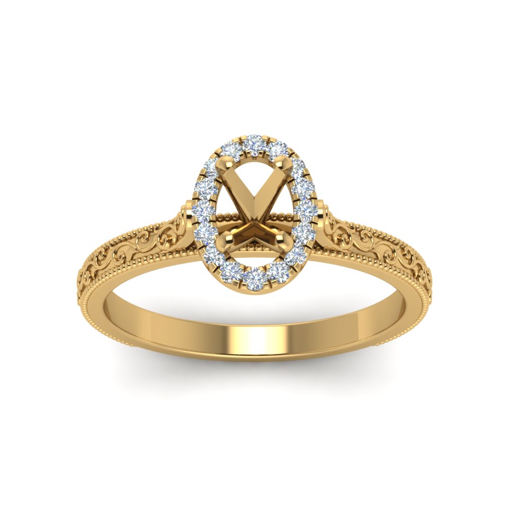 hand-engraved-vintage-semi-mount-engagement-ring-with-halo-in-yellow-gold-FD8588SMRANGLE5-NL-YG?v=1757589033