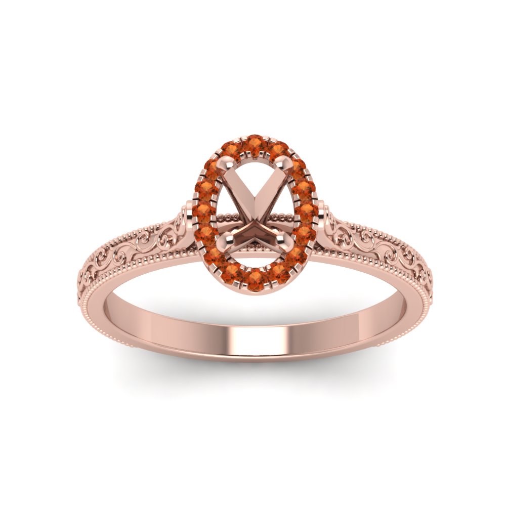 hand-engraved-vintage-semi-mount-engagement-ring-with-orange-sapphire-halo-in-rose-gold-FD8588SMRGSAORANGLE5-NL-RG?v=1757589034