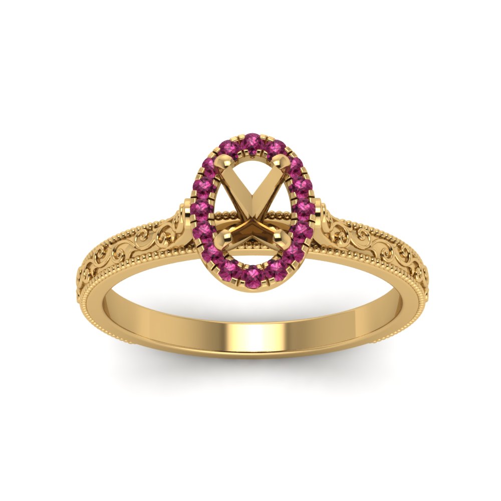 hand-engraved-vintage-semi-mount-engagement-ring-with-pink-sapphire-halo-in-yellow-gold-FD8588SMRGSADRPIANGLE5-NL-YG?v=1757589034