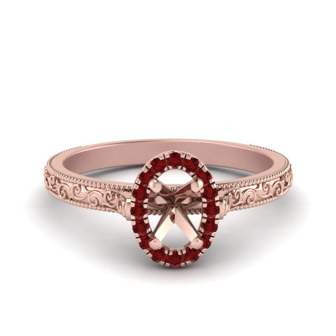 hand-engraved-vintage-semi-mount-engagement-ring-with-ruby-halo-in-rose-gold-FD8588SMRGRUDR-NL-RG?v=1757589034